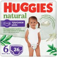 Подгузники-трусики Huggies Natural 6 15-25 кг 26 шт.