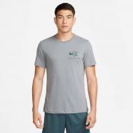 Футболка Nike T-SHIRT DRI-FIT FJ2450-065 р.L серый