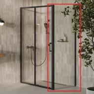 Нерухома стінка для душу Ravak XPSPS- 100 чорний TRANSPARENT