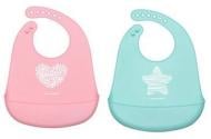 Нагрудник дитячий Canpol Babies Pastel рожевий 74/024_pin