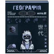 Тетрадь предметная 48 лист. клетка Cyber ​​география KITE