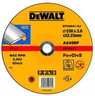 Круг відрізний DeWalt INOX 230 x 3,0 x 22,23 мм DT42641