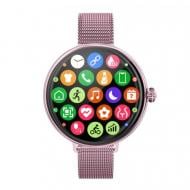 Розумні Смарт Годинники Supero Smart Watch Up9 З Тонометром Рожеві Сталь