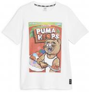 Футболка Puma DYLAN CEREAL BOX TEE 62274801 р.2XL белый