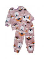 Пижама для девочек Luna Kids Овечки с радугами р.86 розовый 0156