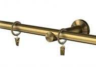 Комплект Cardinal Колозео одинарний d16 мм 240 см античне золото Комплект Cardinal Колозео одинарний d16 мм 240 см античне золото