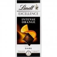 Чорний шоколад LINDT з апельсином 100 г Excellence