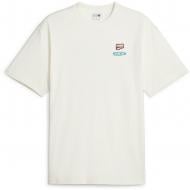 Футболка Puma Downtown Graphic Tee 62298465 р.2XL бежевый