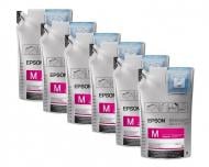 Набор чернил Epson SC-F6300 UltraChrome DS Magenta 1Lx6packs пурпурный