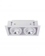 Светильник точечный Nowodvorski Downlight ES111 75 Вт GU10 белый 9574