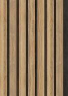 Реечная панель ОМиС Соната 3D с планками венге/дуб лоредо Реечная панель ОМиС Соната 3D с планками венге/дуб лоредо