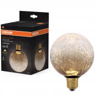Лампа светодиодная Osram Cracked Glass Round Brown 3,5 Вт G125 E27 220 В 2700 К