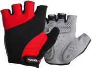 Велоперчатки PowerPlay 5041D M черный с красным