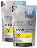 Набір чорнил Epson SC-F6300 UltraChrome DS Flourescent Yellow 1L*2pcs жовтий