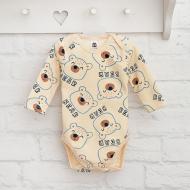 Боди унисекс Blanka Мишка р.74-80 бежевый 110692