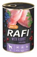 Корм влажный беззерновой для взрослых собак Rafi Dolina Noteci кролик, голубика, клюква 400 г Корм влажный беззерновой для взрослых собак Rafi Dolina Noteci кролик, голубика, клюква 400 г