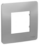 Рамка одноместная Schneider Electric Unica New Studio универсальная алюминий NU200230 Рамка одноместная Schneider Electric Unica New Studio универсальная алюминий NU200230