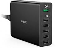 Сетевое зарядное устройство Anker PowerPort 60W 6xUSB PowerIQ QC 3.0 V3 A2063L11