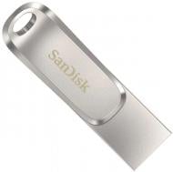 Флешпам'ять USB SanDisk Ultra Dual Luxe 256 ГБ USB 3.1 USB Type-C silver (SDDDC4-256G-G46)