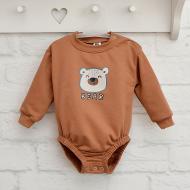 Боди-джемпер унисекс Blanka р.68-74 коричневый 110697