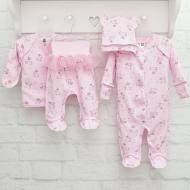 Комплект для новонароджених Blanka Зайчик рожевий р.50-56 110700