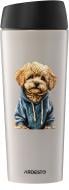 Термокружка Coffee Time Maltipoo 450 мл нержавеющая сталь бежевый AR2645MP Ardesto