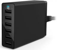 Сетевое зарядное устройство Anker PowerPort 6 60W 6-port V3 A2123L12