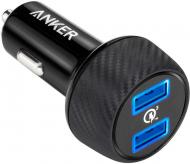 Автомобільний зарядний пристрій Anker PowerDrive - 2 Quick Charge 3.0 Ports V3