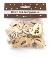 Набор для декорирования из фанеры Птички 25 шт. Аплі Краплі