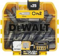 Набор бит DeWalt Pozidriv Pz2 L=25 мм 25 шт. DT71521