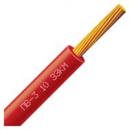 Провод силовой ЗЗЦМ 1x10,0 силовий ПВ-3 10 червоний медь