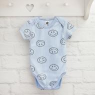 Боди для мальчика Blanka Смайлик р.68-74 голубой 110705