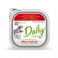 Паштет консервований для усіх порід Almo Nature Daily Dog з яловичиною 300 г