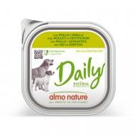 Паштет консервированный для всех пород Almo Nature Daily Dog горошек с курицей 300 г