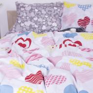 Наволочка Ranforce Elite 17-0532 Bright hearts 50x70 см мульти MirSon