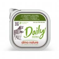 Паштет консервований для усіх порід Almo Nature Daily Dog з індичкою 300 г