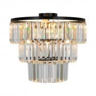 ВІТРИНА! Люстра стельова Zuma Line TIFANNY 4x40 Вт E14 чорний