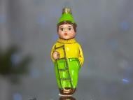 Іграшка на ялинку Хлопчик з драбиною 12 см різнокольоровий Іграшка на ялинку Хлопчик з драбиною 12 см різнокольоровий