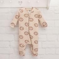 Комбінезон для хлопчика Blanka Смайлик р.62 бежевий 110710