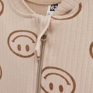 Комбинезон для мальчика Blanka Смайлик р.80 бежевый 110710