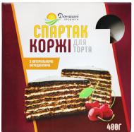 Коржі вафельні ТМ Домашні продукти Спартак (шоколадні) 400 г