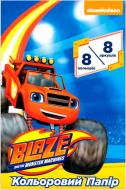 Бумага цветная Blaze and the Monster Machines 8 цветов 120466 Перо