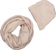 Комплект шапка + шарф Фламинго р.50 -98 811-116 бежевый