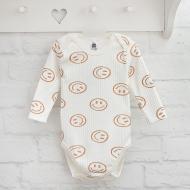 Боди унисекс Blanka Смайлик р.68-74 белый 110711