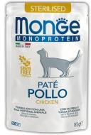 Корм для котів Monge monoprotein sterilised курка 85 г Корм для котів Monge monoprotein sterilised курка 85 г