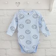 Боди для мальчика Blanka Смайлик р.68-74 голубой 110713