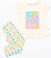 Комплект Фламинго р.116 желтый с розовым 839-421