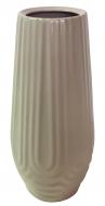Ваза керамическая серая Рио 31 см