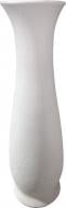 Ваза керамічна біла Глорія шовк 70 см