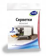 Серветки віскозні Stella Pack 32х38 см 3 шт./уп. різнокольорові